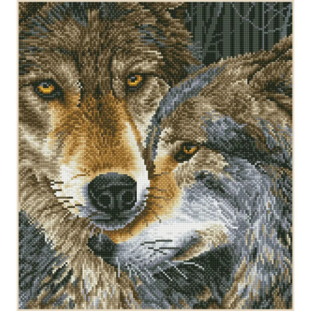 DIAMOND DOTZ® Original Diamond Painting   Muzzle Nuzzle   42 x 47 cm 23.944 Diamant Mosaiksteine Kre
