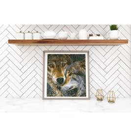DIAMOND DOTZ® Original Diamond Painting   Muzzle Nuzzle   42 x 47 cm 23.944 Diamant Mosaiksteine Kre