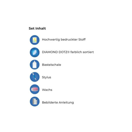 DIAMOND DOTZ® Original Diamond Painting   Whale Song   9,5 x 9,5 cm mit Bilderrahmen, Bastelset mit