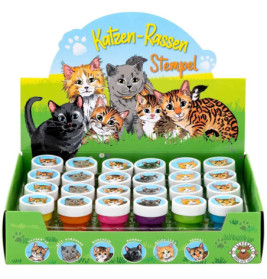 KATZENRASSEN STEMPEL SELBSTFÄRBEND