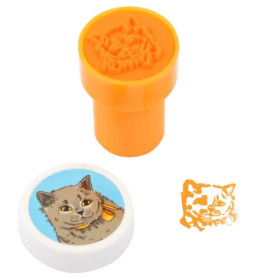 KATZENRASSEN STEMPEL SELBSTFÄRBEND