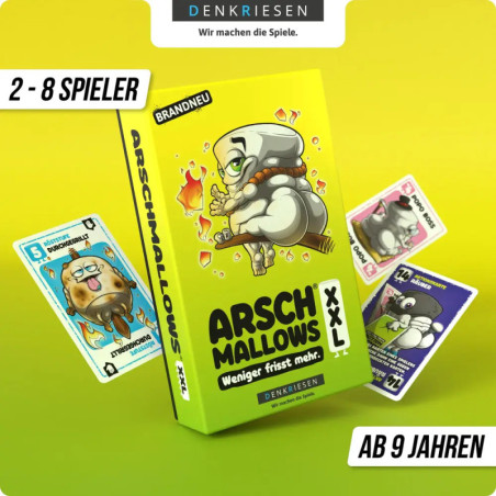 ARSCHMALLOWS® XXL –   Weniger frisst mehr.