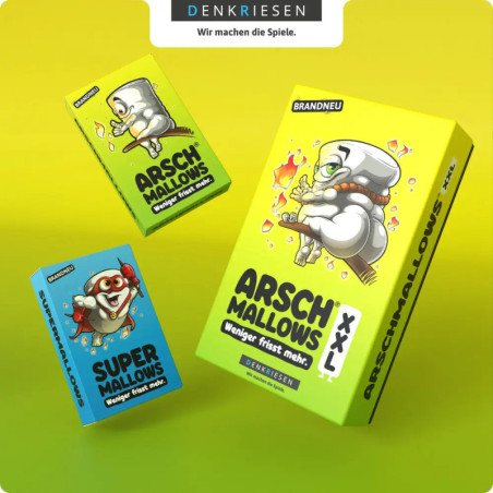 ARSCHMALLOWS® XXL –   Weniger frisst mehr.