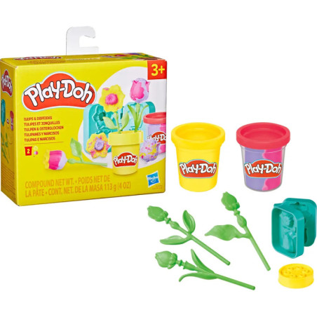 Play Doh Blumen sortiert