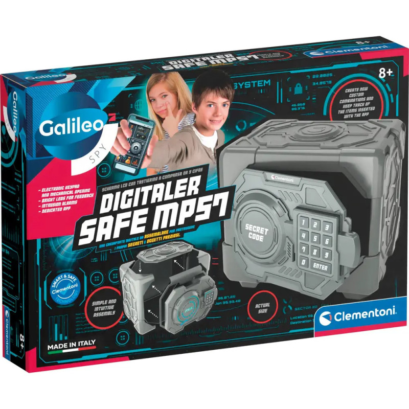 Galileo Digital Safe MP57: Digitalsafe-Spielzeug mit zwei spielenden Kindern, ab 8 Jahren.