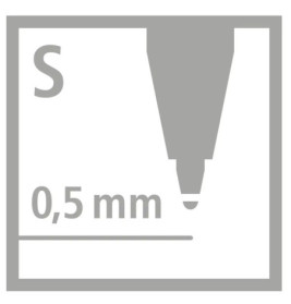 Fibre-tip pen and Fineliner in one STABILO® Trio® 2 in 1Filzstift und Fineliner in einem STABILO® Tr