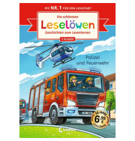Polizei und Feuerwehr Leselöwen-z. Selberlesen