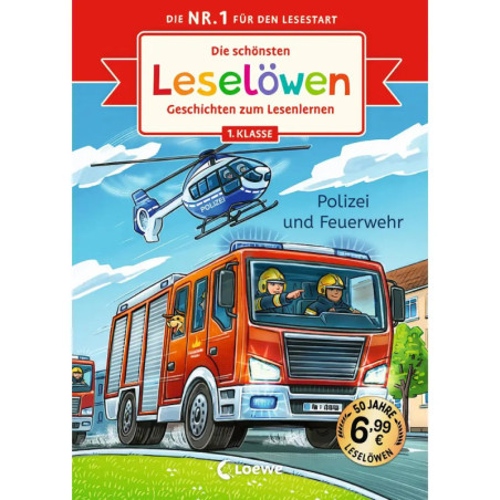 Polizei und Feuerwehr Leselöwen-z. Selberlesen