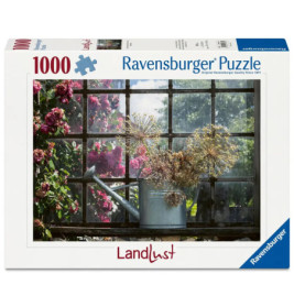 Puzzle - Getrockneter Allium in der Gießkanne 1000 Teile