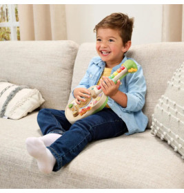 Interaktive Holz-Gitarre