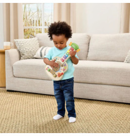 Interaktive Holz-Gitarre