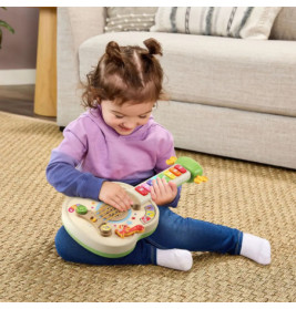 Interaktive Holz-Gitarre