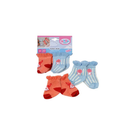 BABY born Socken Lamm 2x, 2sort. 43cm