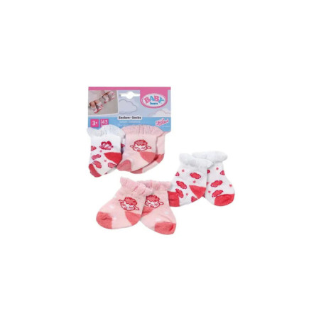 BABY born Socken Lamm 2x, 2sort. 43cm