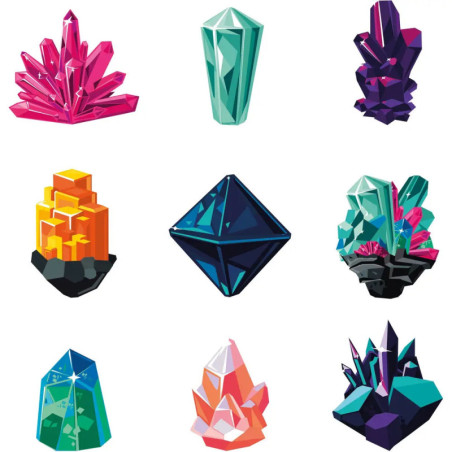 Clementoni Galileo Mini-Set-Farb-Kristalle selbst züchten