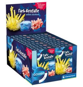 Clementoni Galileo Mini-Set-Farb-Kristalle selbst züchten