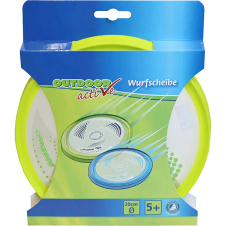 Outdoor active Wurfscheibe  20 cm, 2-fach sortiert