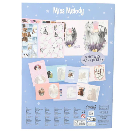 Miss Melody Number Sticker