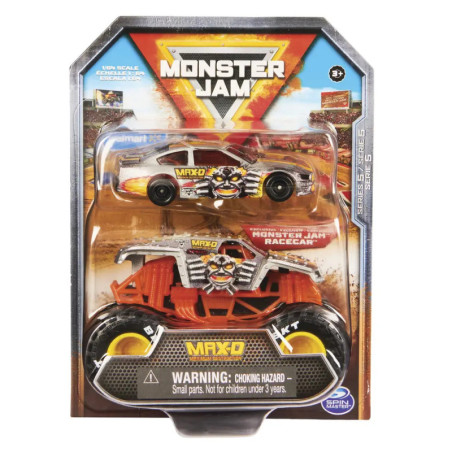 MNJ Monster Jam Truck & Racecar 2-Pack