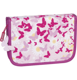 Schüler-Etui Schmetterlinge 2 Klapp