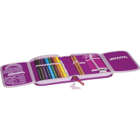 Schüler-Etui Schmetterlinge 2 Klapp