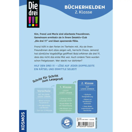 Die drei !!!, Bücherhelden 2. Klasse, Chaos i.Tierheim