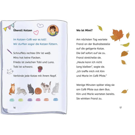 Bücherhelden 2.Kl.!!! Tatort Katzen-Café
