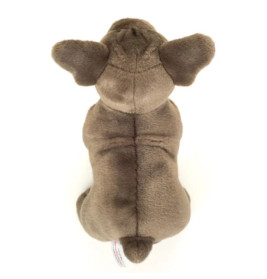 Französische Bulldogge stehend grau 30 cm