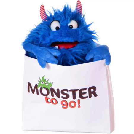 Handpuppe Monster Schmackes, ca. 35 cm