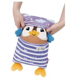 Kuscheltier Eule mit Wendefunktion 30x20