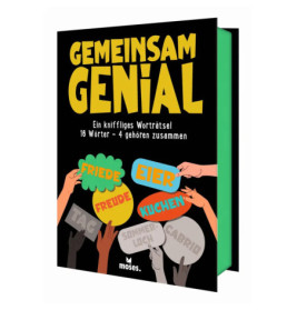 Cover von Gemeinsam Genial: Hände halten Wortkarten wie Freude, Eier und Kuchen.