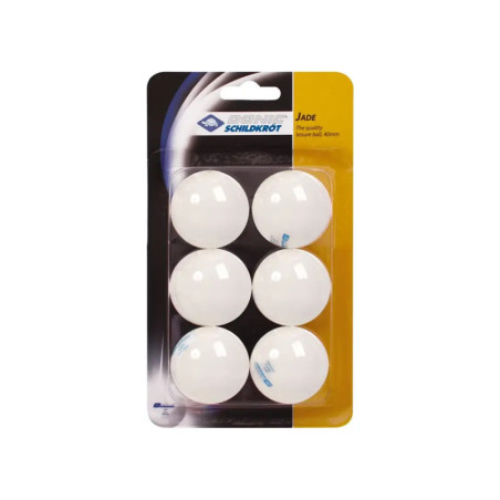 Donic-Schildkröt - TT-Ball JADE 40+ 6er weiß, ABS