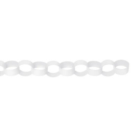 Gliederkette weiss 390cm