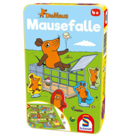 Schmidt Spiele Die Maus Mausefalle Bring-Mich-Mit-Spiel in der Metalldose