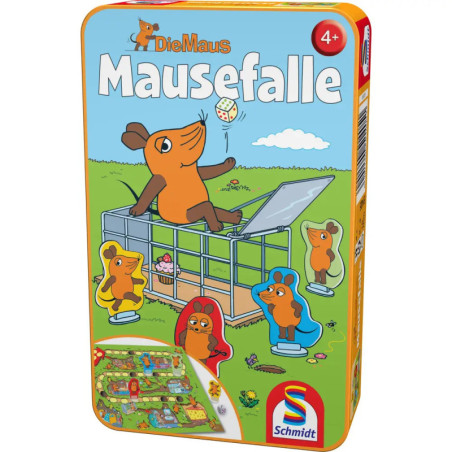 Schmidt Spiele Die Maus Mausefalle Bring-Mich-Mit-Spiel in der Metalldose