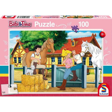 Schmidt Spiele Bibi & Tina, Auf dem Martinshof, 100 Teile