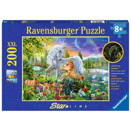 Ravenburger 13673 Puzzle Magische Begegnung 100/200 Teile XXL