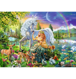 Ravenburger 13673 Puzzle Magische Begegnung 100/200 Teile XXL