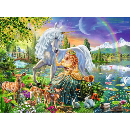 Ravenburger 13673 Puzzle Magische Begegnung 100/200 Teile XXL