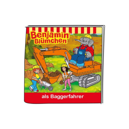 Tonies® Hörfigur Benjamin Blümchen - Benjamin als Baggerfahrer Tonies® Hörfigur Benjamin Blümchen - Benjamin als Baggerfahrer