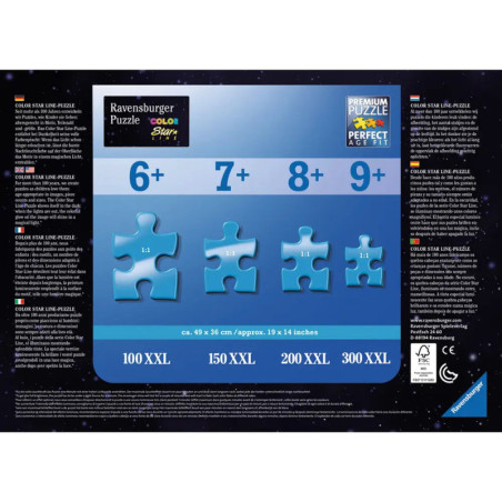 Ravenburger 13670 Puzzle Einhörner im Mondschein 100/200 Teile XXL Ravenburger 13670 Puzzle Einhörner im Mondschein 100/200 Teile XXL