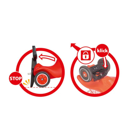 BIG Bobby Car Walker Rückenlehne und Lauflernhilfe