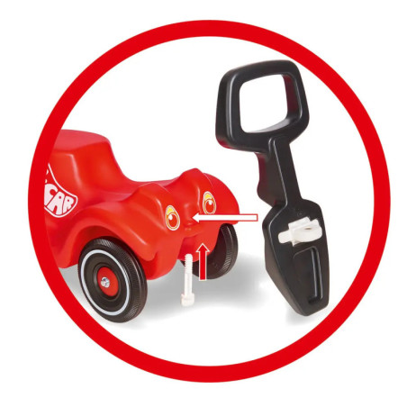 BIG Bobby Car Walker Rückenlehne und Lauflernhilfe