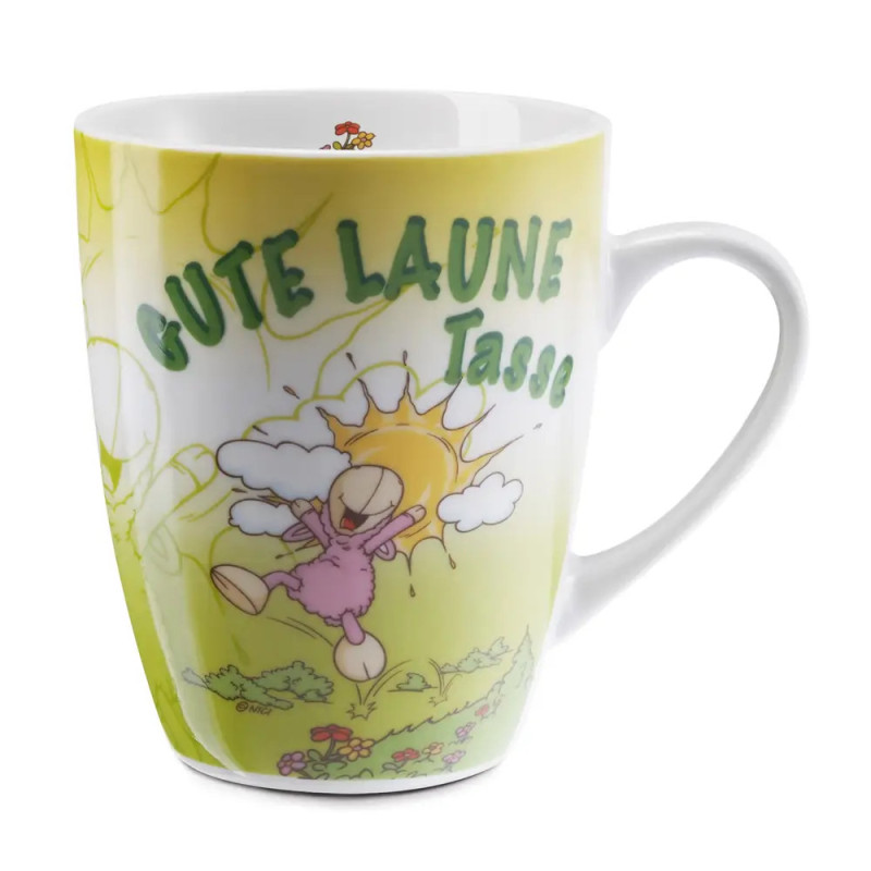 NICI Tasse Gute Laune Tasse Porzellan