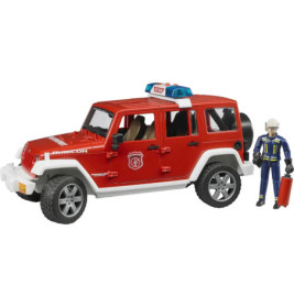 Jeep Wrangler Rubicon Unlimited Feuerwehr-Einsatzfahrzeug + Figur