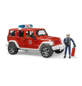 Jeep Wrangler Rubicon Unlimited Feuerwehr-Einsatzfahrzeug + Figur