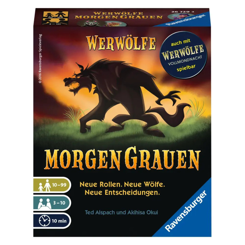 Ravenburger 26729 Werwölfe MorgenGrauen Ravensburger® Kartenspiele