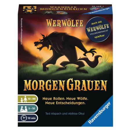 Ravenburger 26729 Werwölfe MorgenGrauen Ravensburger® Kartenspiele