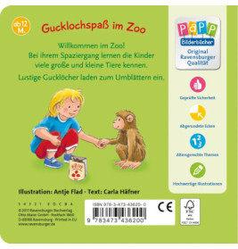 Ravensburger 43620 Mein Zoo Gucklochbuch Pappbilderbuch unter 5 Euro