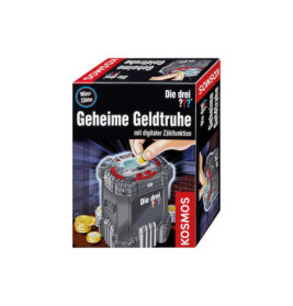 Box der Geheime Geldtruhe von Kosmos zeigt eine digitale Spardose mit Münzen und deutschem Text.